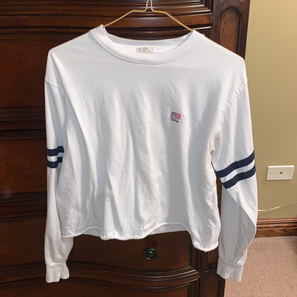 Brandy Melville American flag shirt